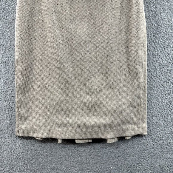 LOFT Skirt Women's 8 Beige Houndstooth Print Pencil Skirt Ladies 8 - Picture 3 of 14